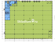 plans. Мезонин Индустриальный парк Южные Врата Московская обл, Домодедово, мкр Белые Столбы, пр-кт Госфильмофонда, влд 104, 12 792 м2 фото 1